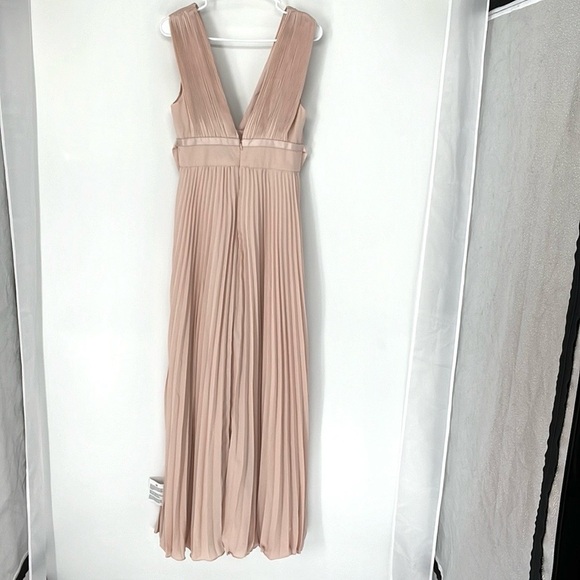 ASOS NWT pleated maxi dress women’s 6 - Picture 5 of 10